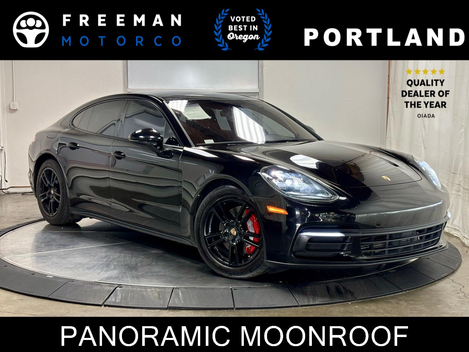 Black 2018 Porsche Panamera Sedan All-Wheel Drive Automatic