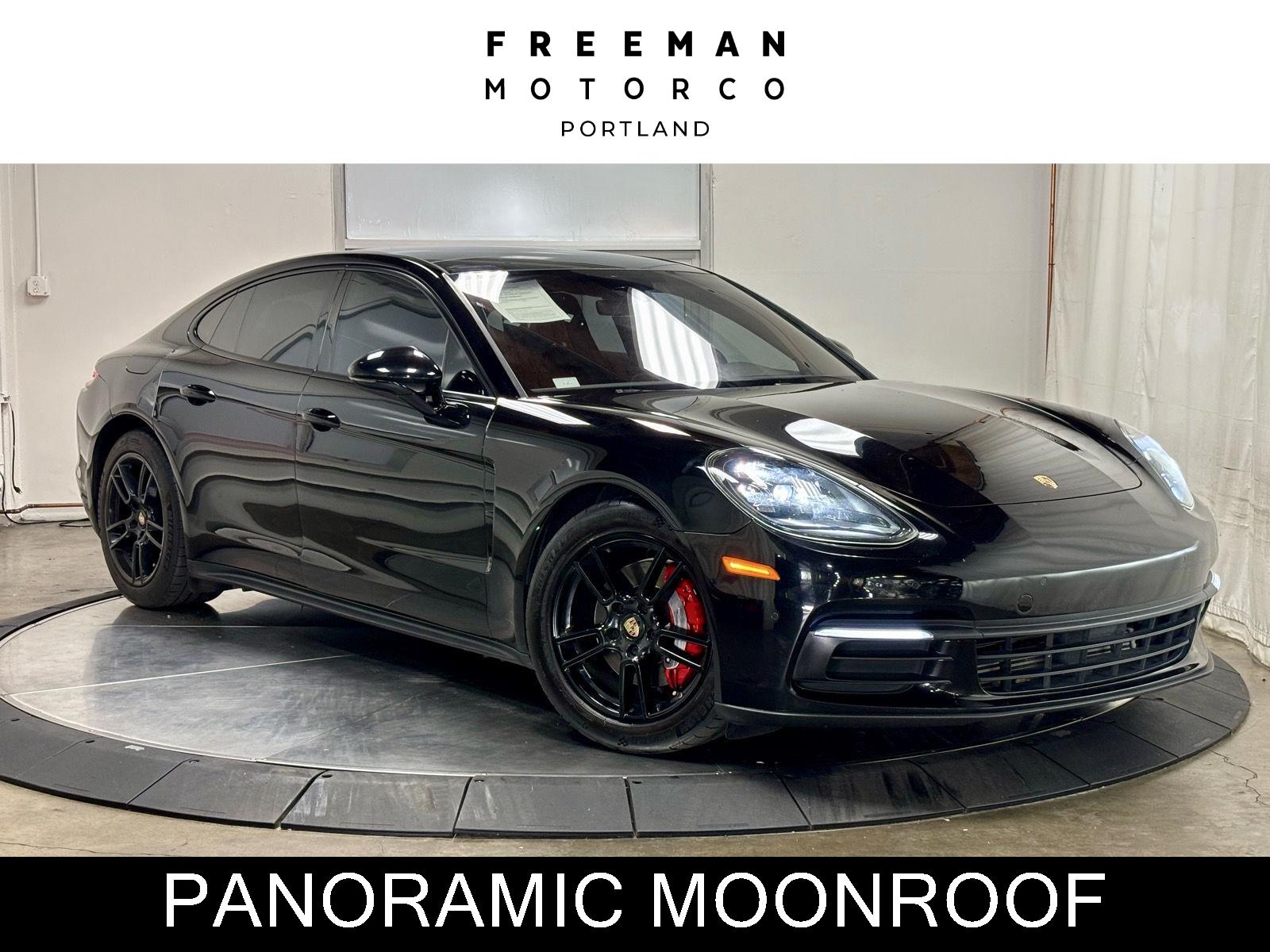 Black 2018 Porsche Panamera Sedan All-Wheel Drive Automatic