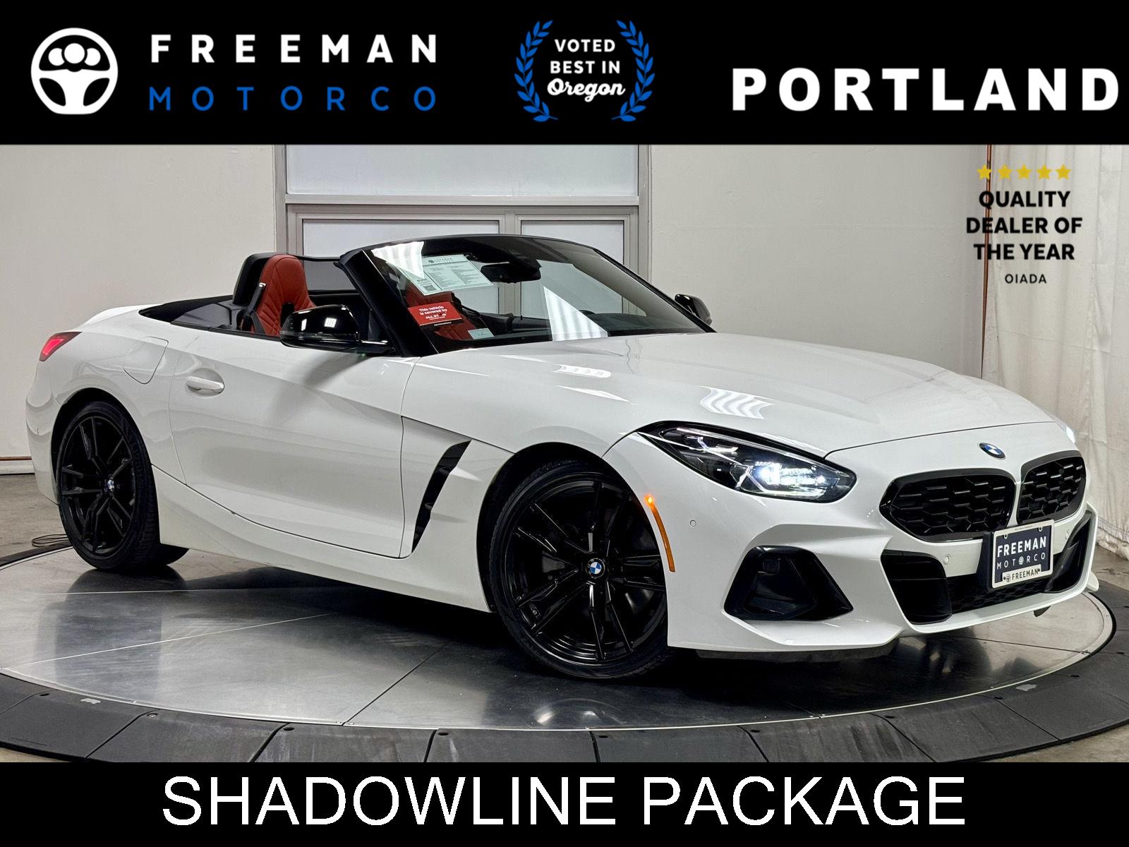 Alpine White 2023 BMW Z4 Convertible Rear-Wheel Drive Automatic