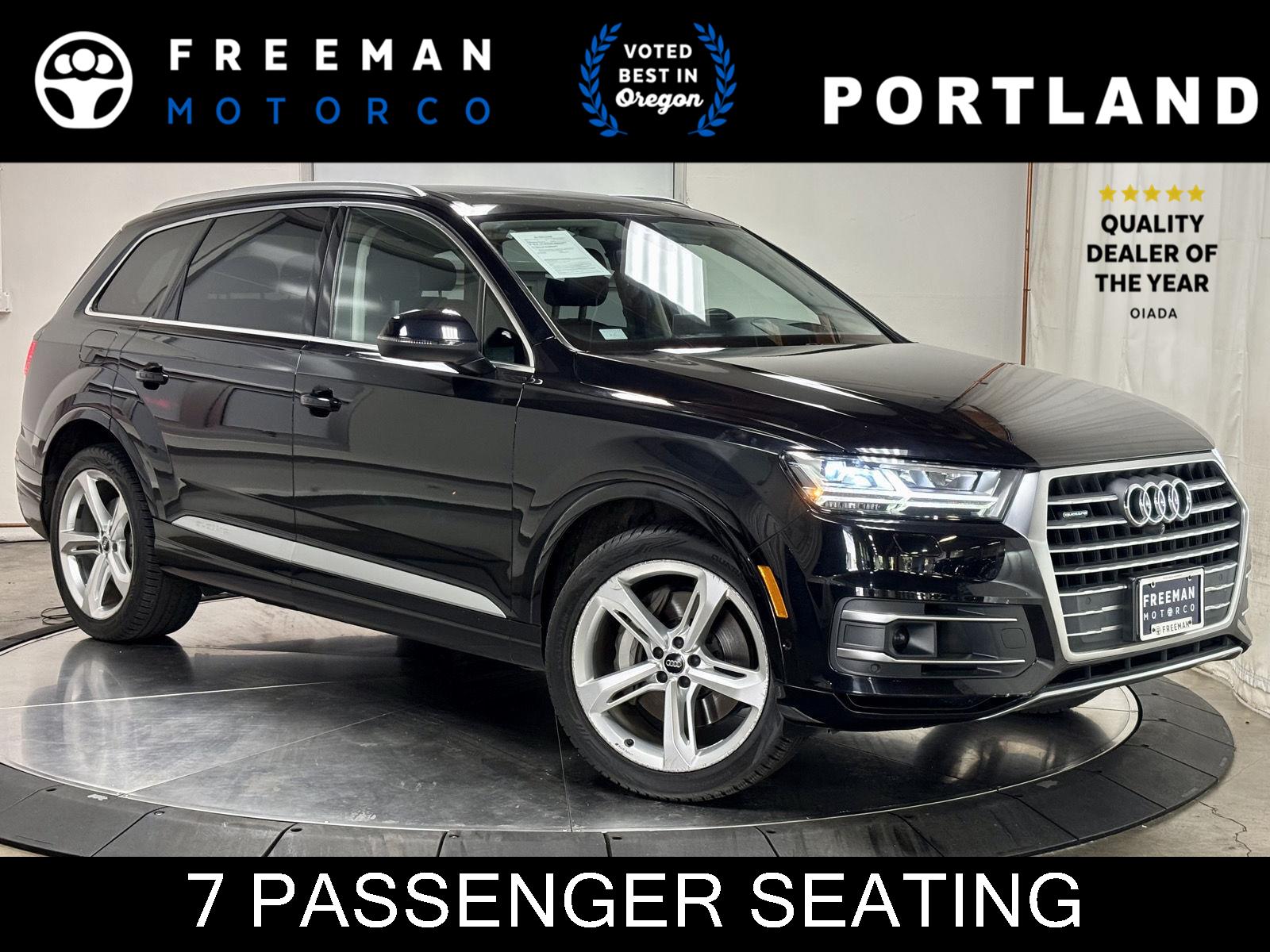 Orca Black Metallic 2019 Audi Q7 SUV / Crossover All-Wheel Drive Automatic