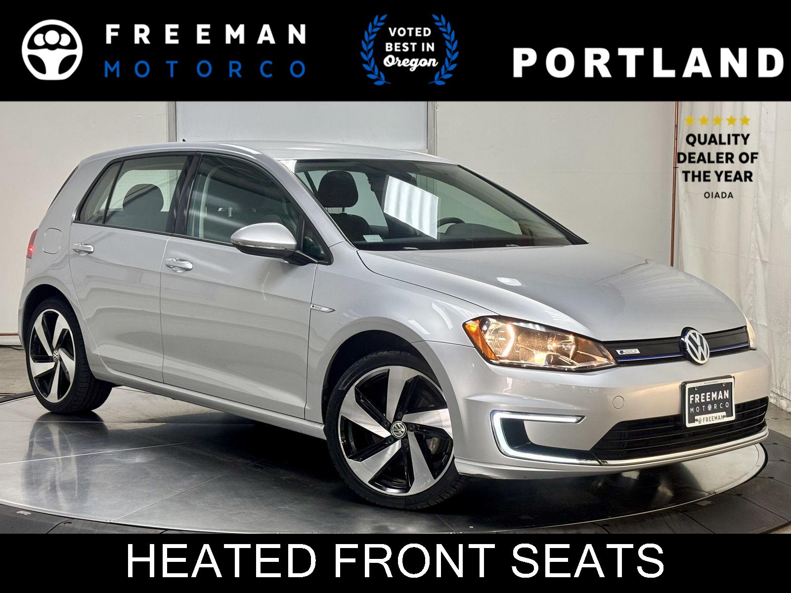 Reflex Silver Metallic 2016 Volkswagen e-Golf Hatchback Front-Wheel Drive Automatic