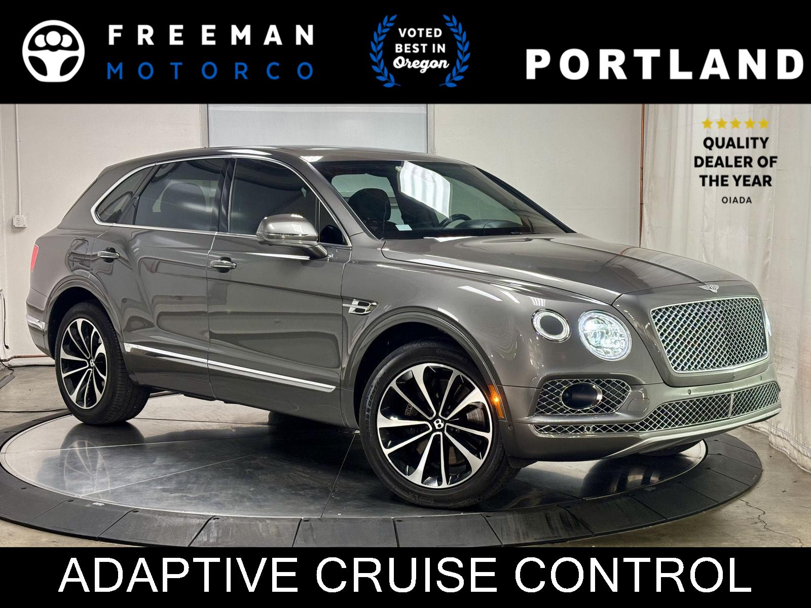 Gray (Dark Grey Satin) 2018 Bentley Bentayga SUV / Crossover All-Wheel Drive Automatic