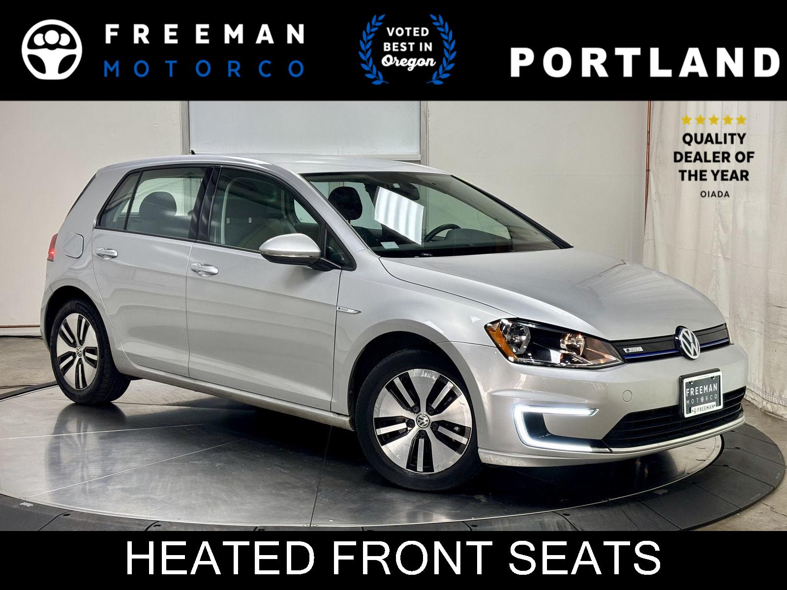Reflex Silver Metallic 2016 Volkswagen e-Golf Hatchback Front-Wheel Drive Automatic