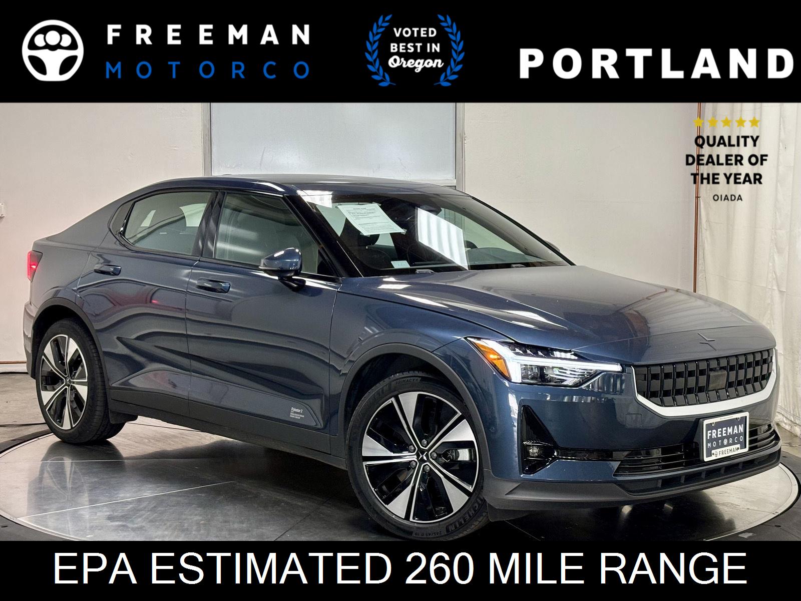 Midnight Metallic 2023 Polestar 2 Sedan All-Wheel Drive Automatic