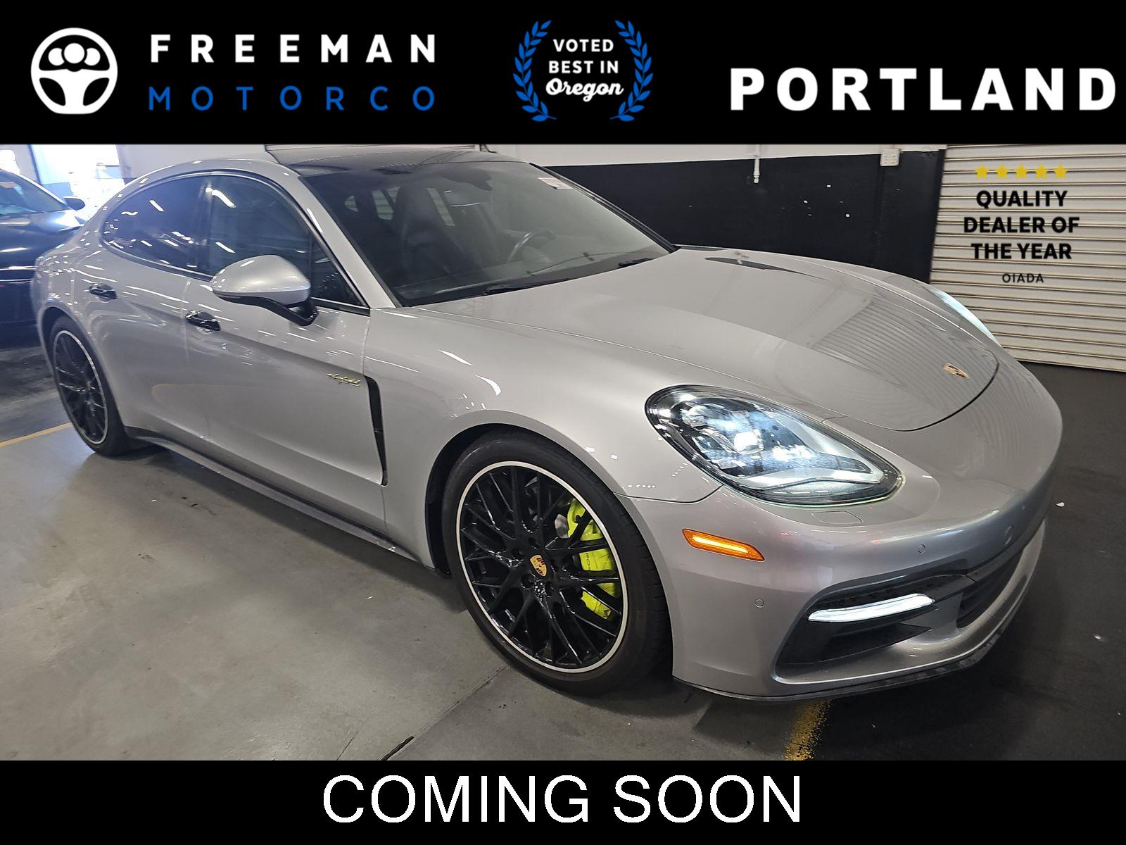 GT Silver Metallic 2018 Porsche Panamera Sedan All-Wheel Drive Automatic