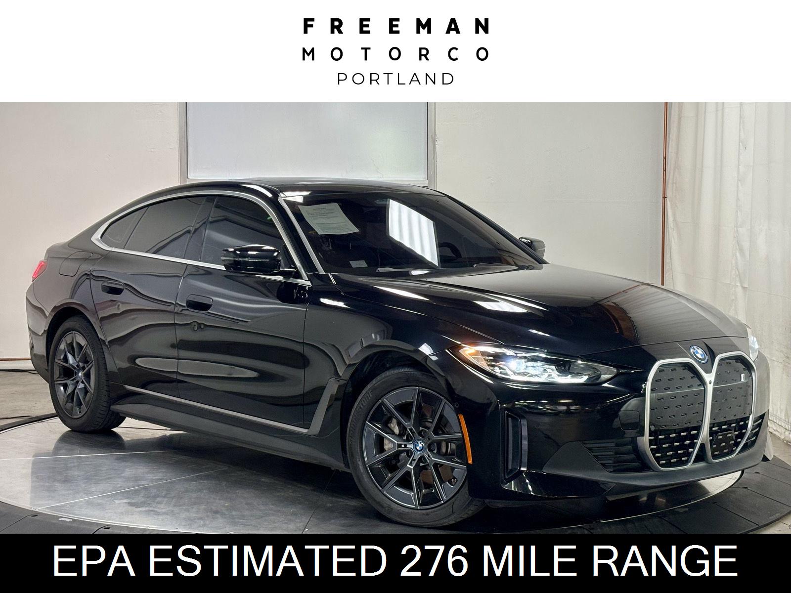 Black Sapphire Metallic 2024 BMW i4 Sedan Rear-Wheel Drive Automatic