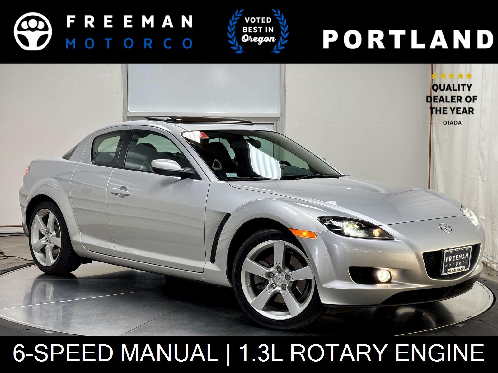 Sunlight Silver Metallic 2004 Mazda RX-8 Coupe Manual