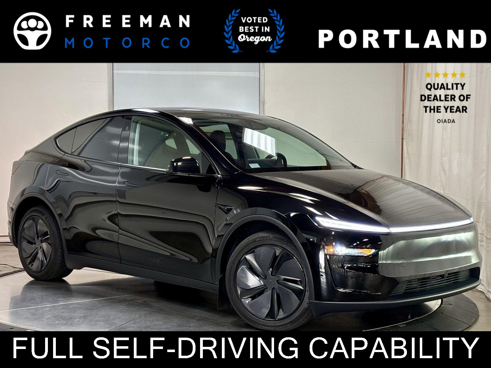 Black 2026 Tesla Model Y SUV / Crossover All-Wheel Drive Automatic
