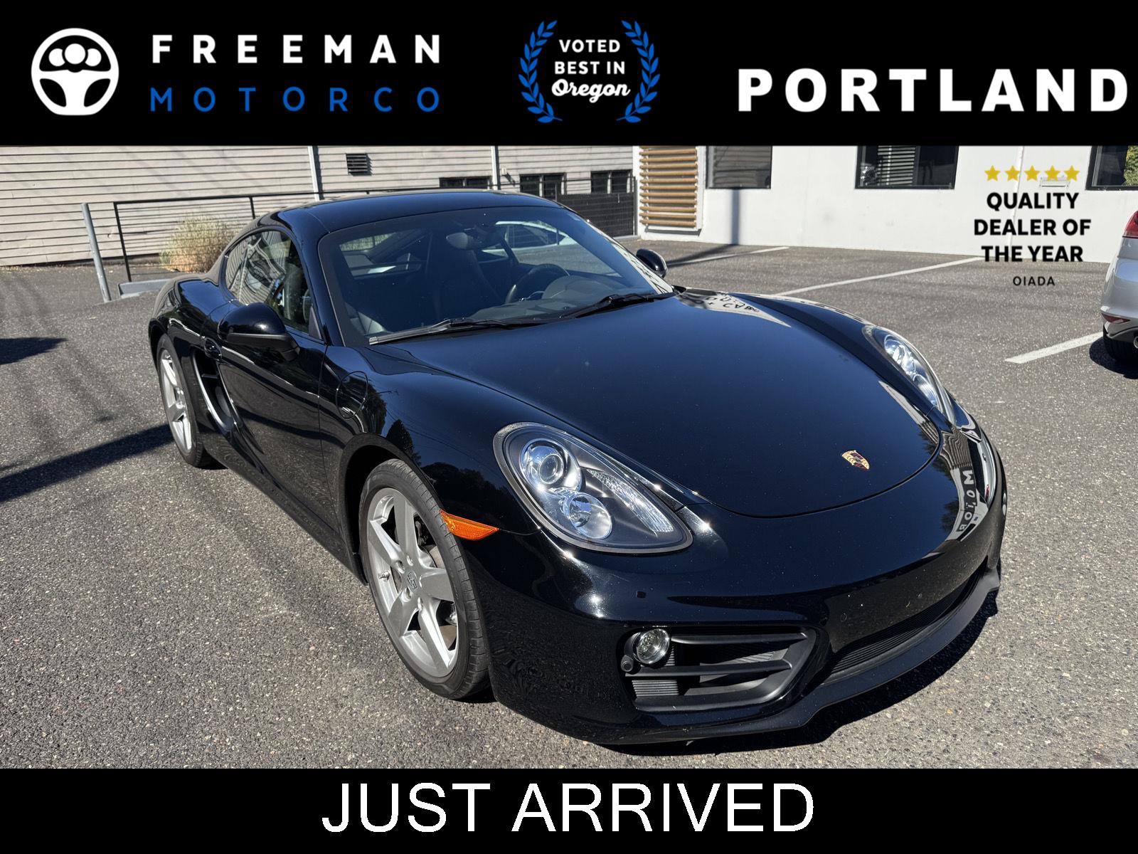 Black 2015 Porsche Cayman Coupe Rear-Wheel Drive Automatic