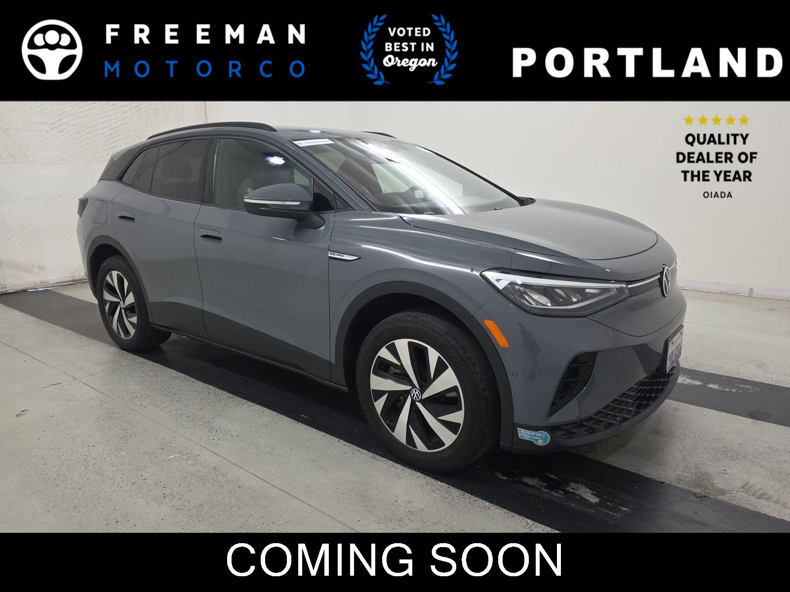 Pure Gray 2023 Volkswagen ID.4 SUV / Crossover All-Wheel Drive Automatic