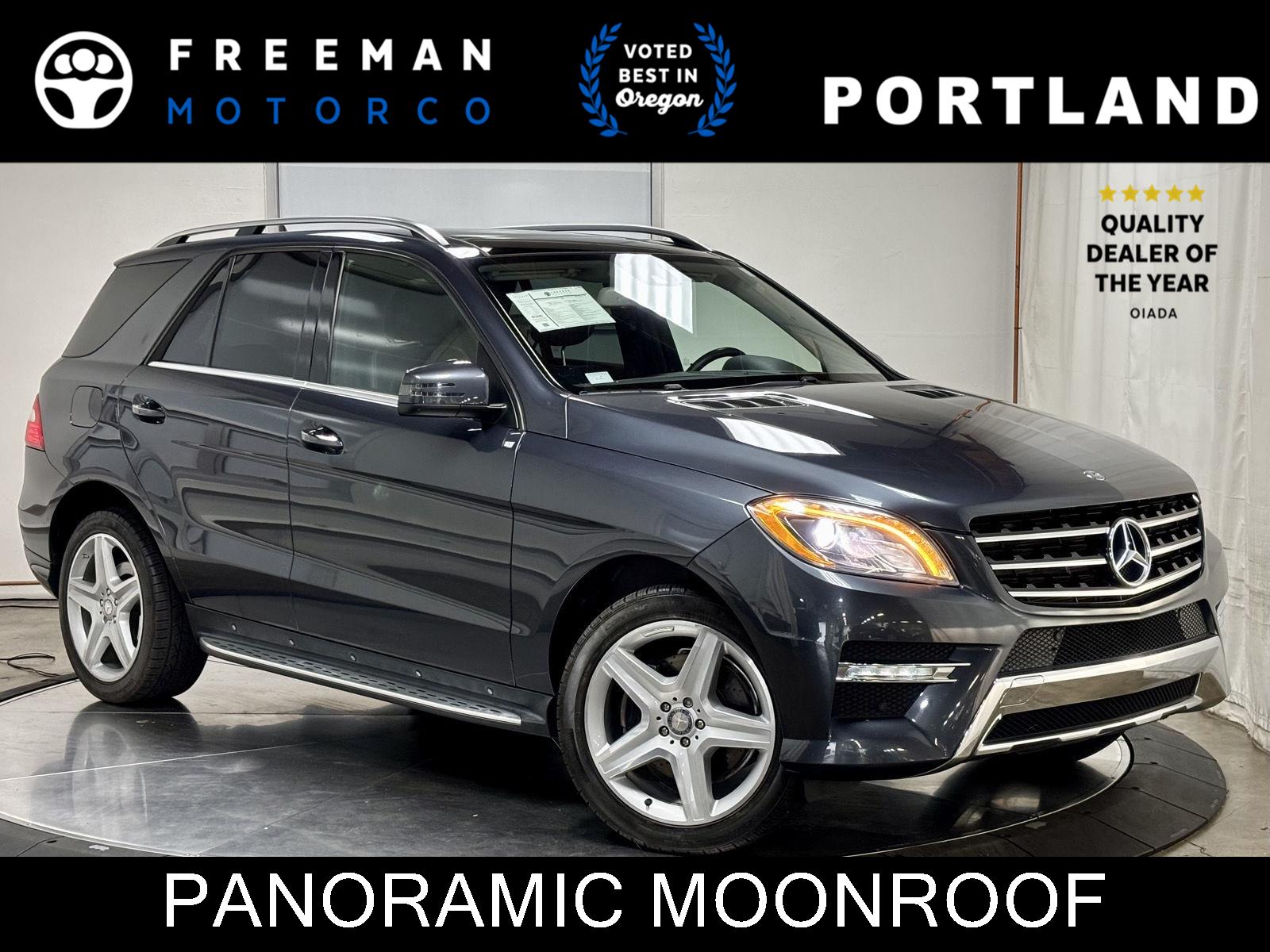 Iridium Silver Metallic 2015 Mercedes-Benz M-Class SUV / Crossover All-Wheel Drive Automatic