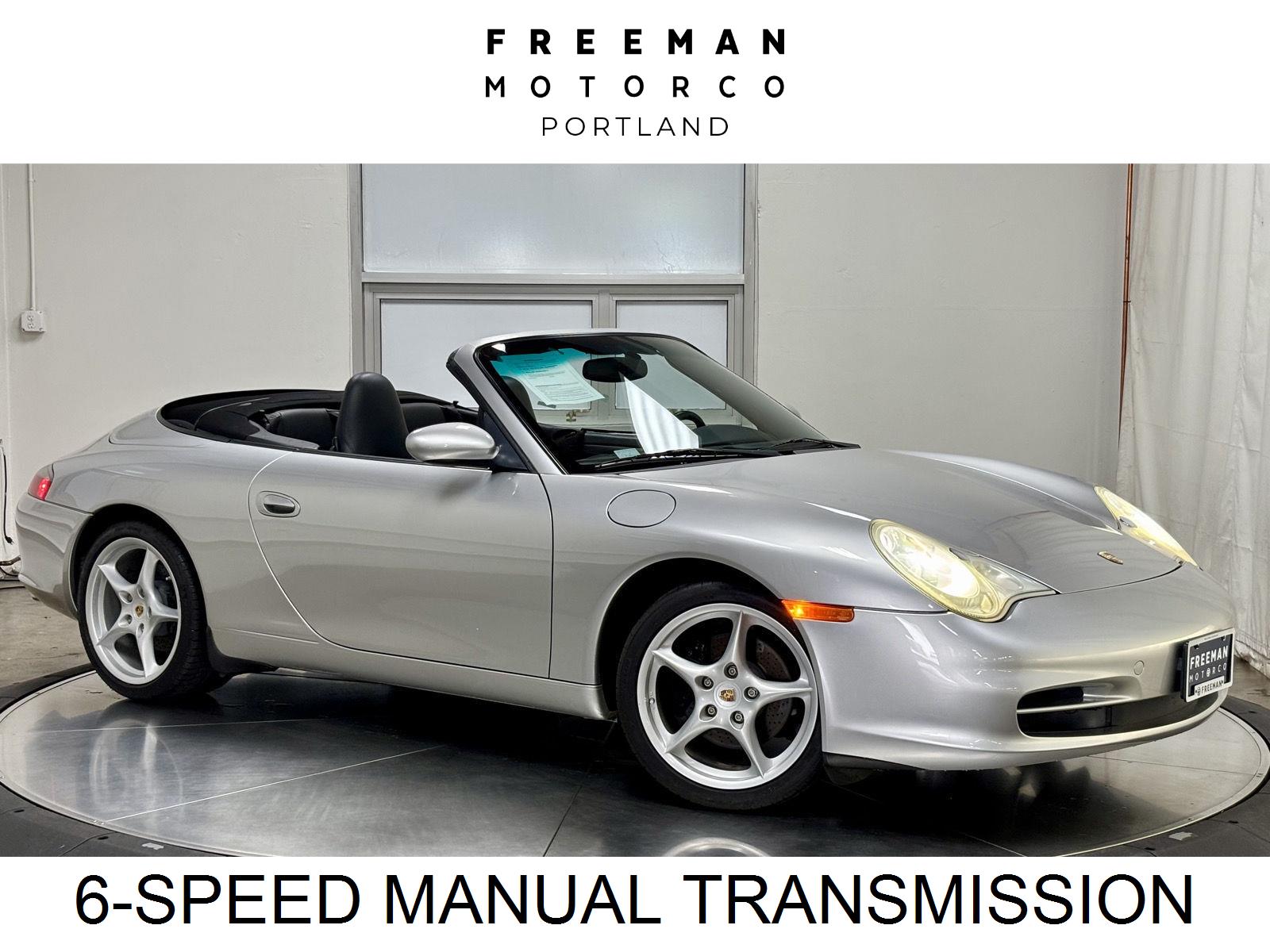 Silver 2004 Porsche 911 Convertible Rear-Wheel Drive 6-Speed Manual
