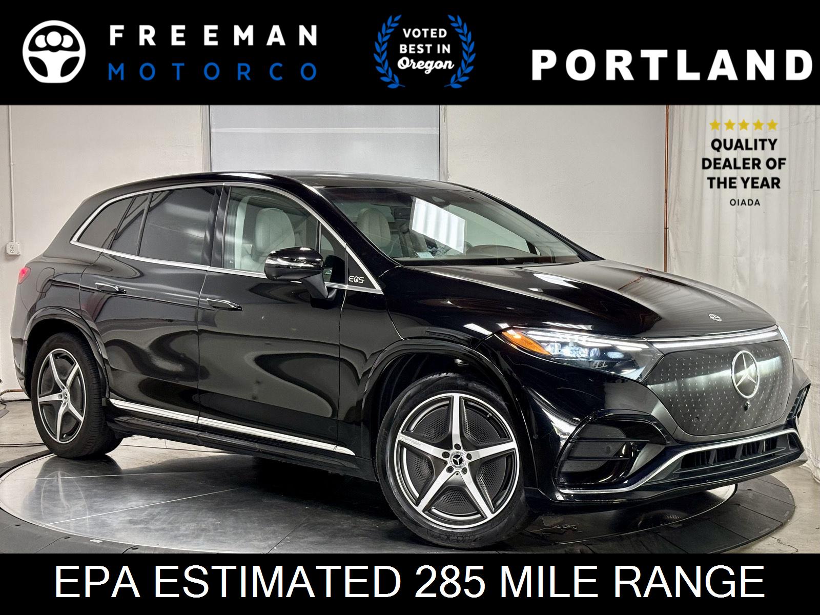 Obsidian Black Metallic 2023 Mercedes-Benz EQS Sedan All-Wheel Drive Automatic