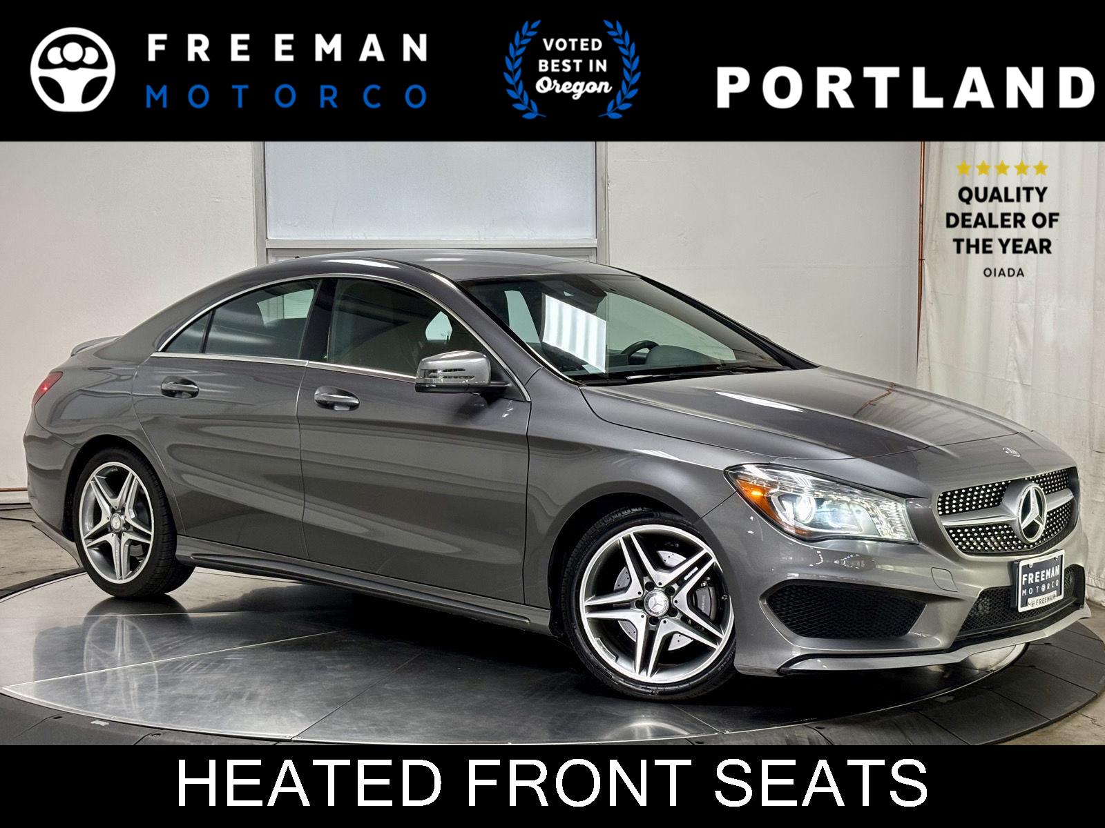 Mountain Gray Metallic 2014 Mercedes-Benz CLA Sedan Front-Wheel Drive Automatic