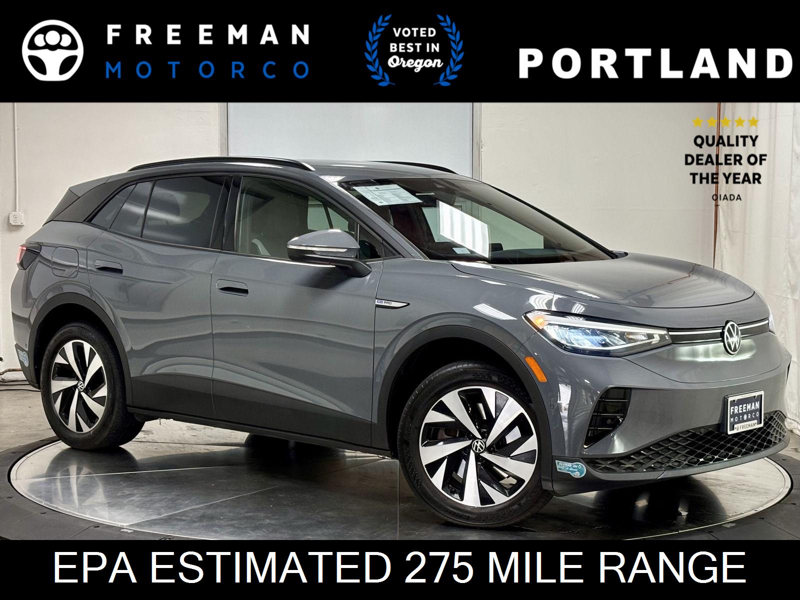 Pure Gray 2023 Volkswagen ID.4 SUV / Crossover All-Wheel Drive Automatic