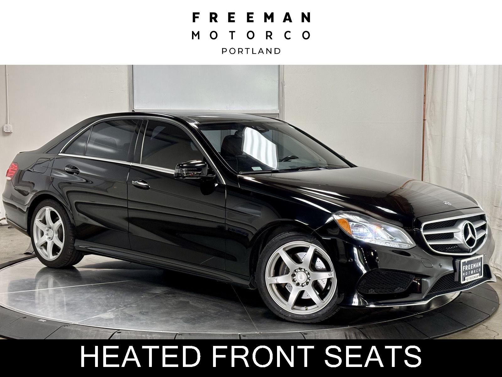 Black 2015 Mercedes-Benz E-Class Sedan Rear-Wheel Drive Automatic