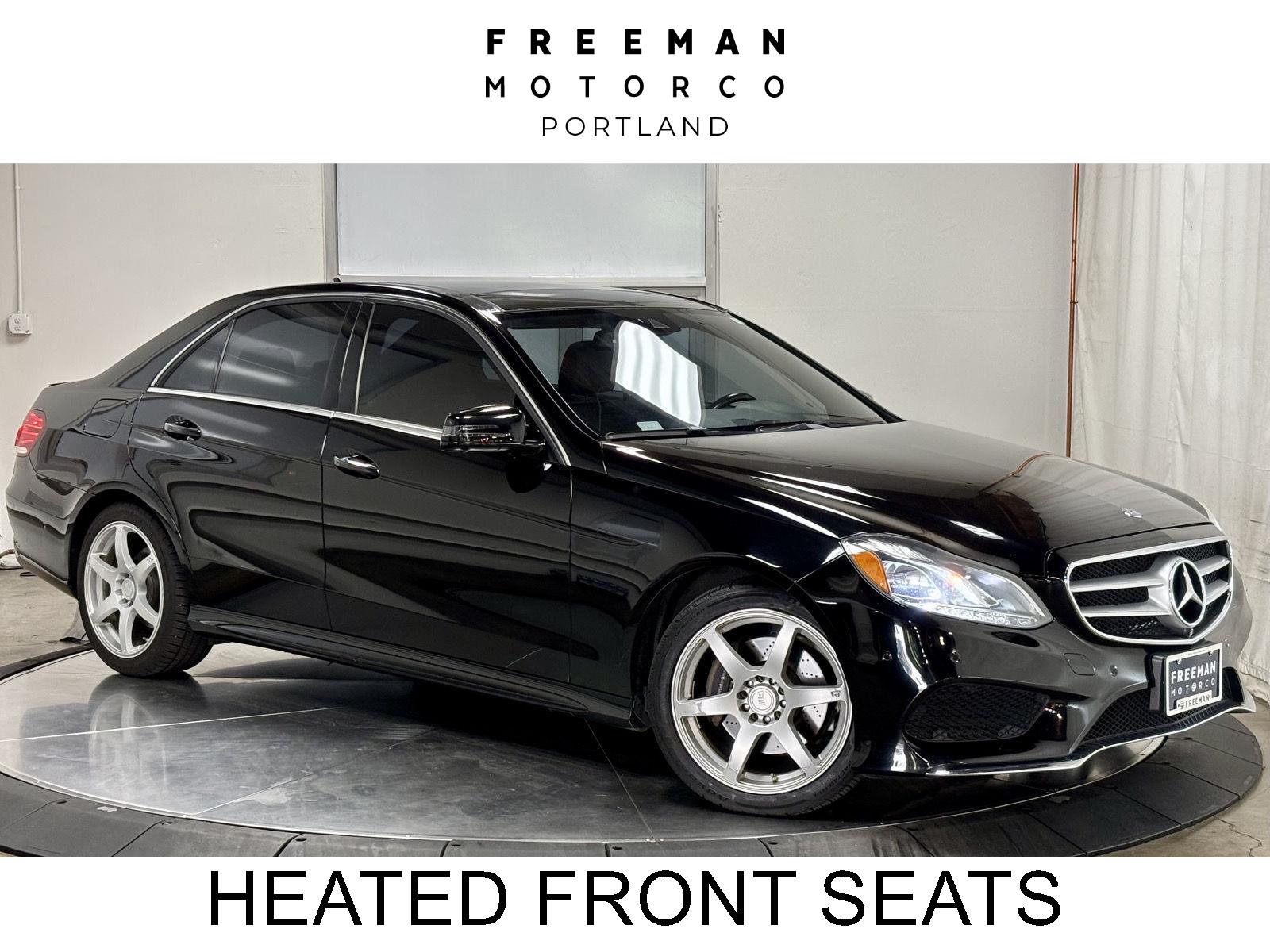 Black 2015 Mercedes-Benz E-Class Sedan Rear-Wheel Drive Automatic