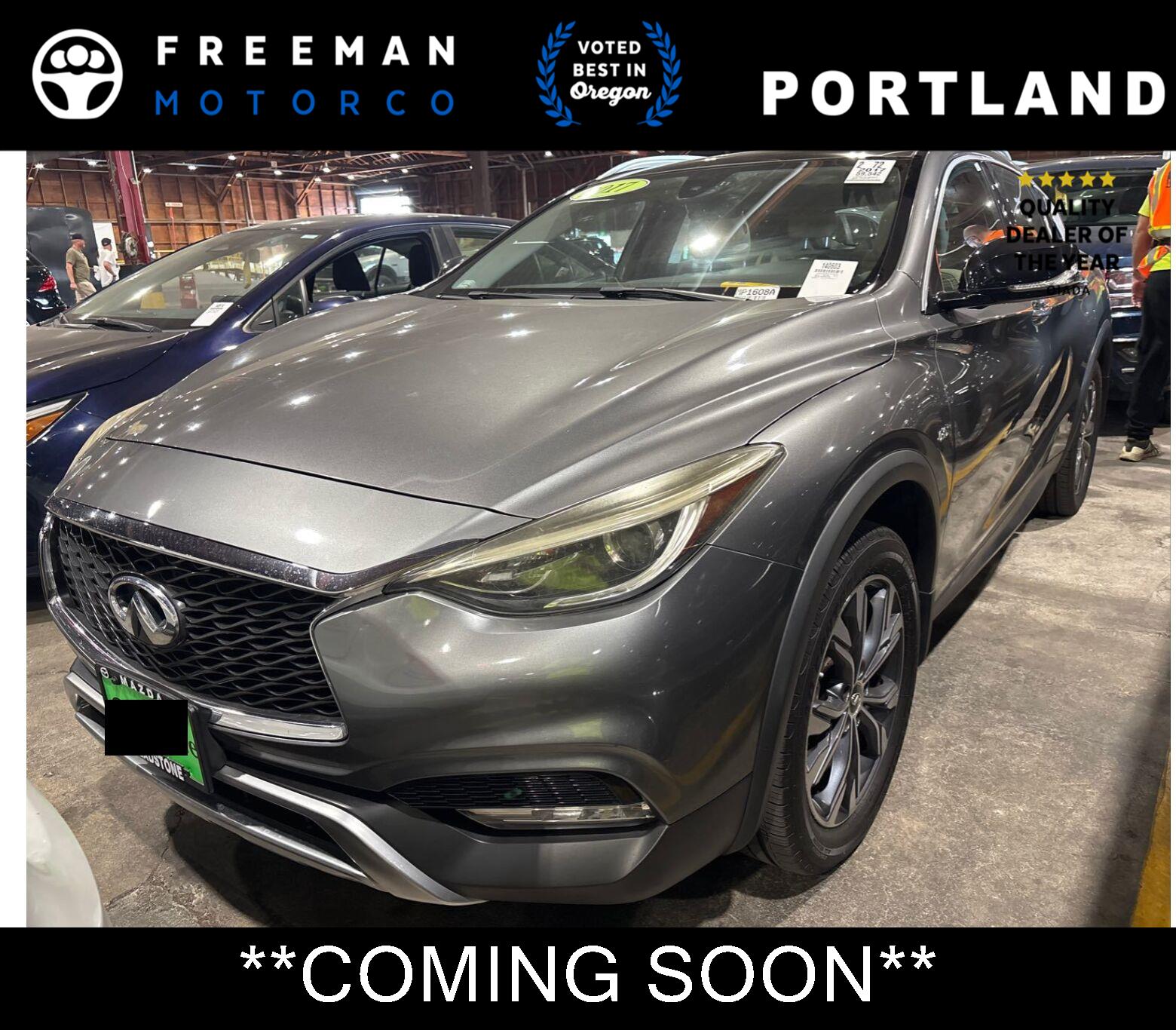 Gray (Graphite Shadow) 2017 INFINITI QX30 SUV / Crossover All-Wheel Drive Automatic