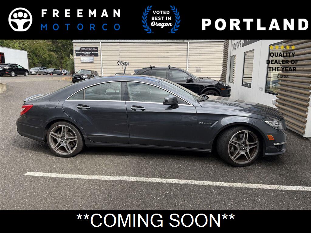 Indium Gray Metallic 2012 Mercedes-Benz CLS Sedan Rear-Wheel Drive Automatic