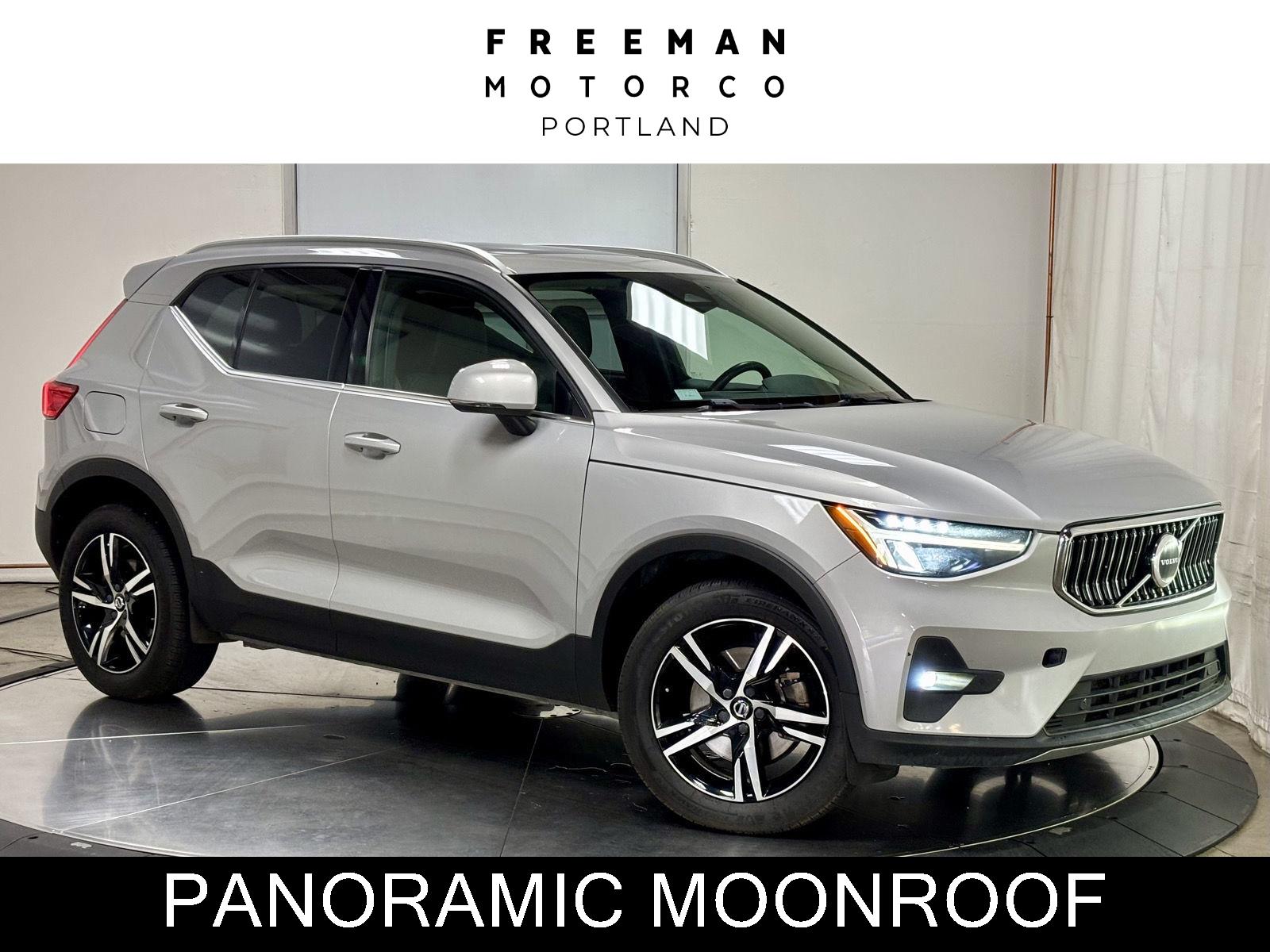 Silver Dawn Metallic 2023 Volvo XC40 SUV / Crossover All-Wheel Drive Automatic