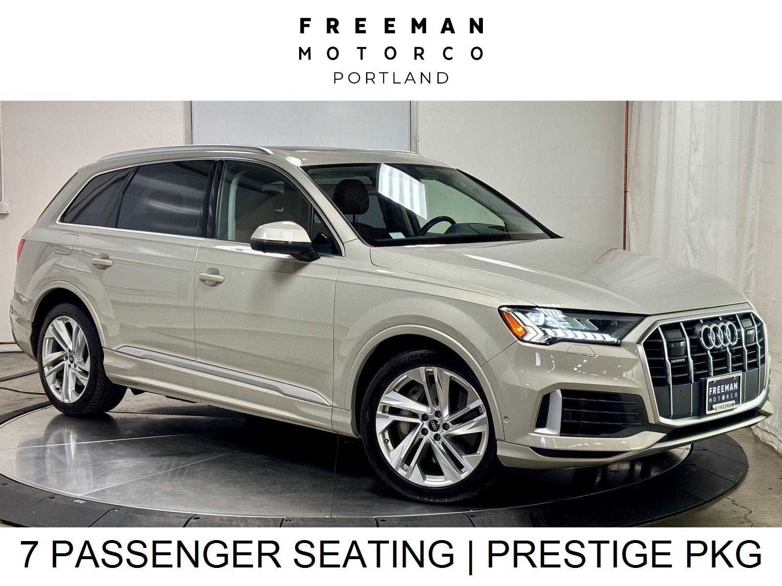 Brown (Vicuna Beige Metallic) 2021 Audi Q7 SUV / Crossover All-Wheel Drive Automatic