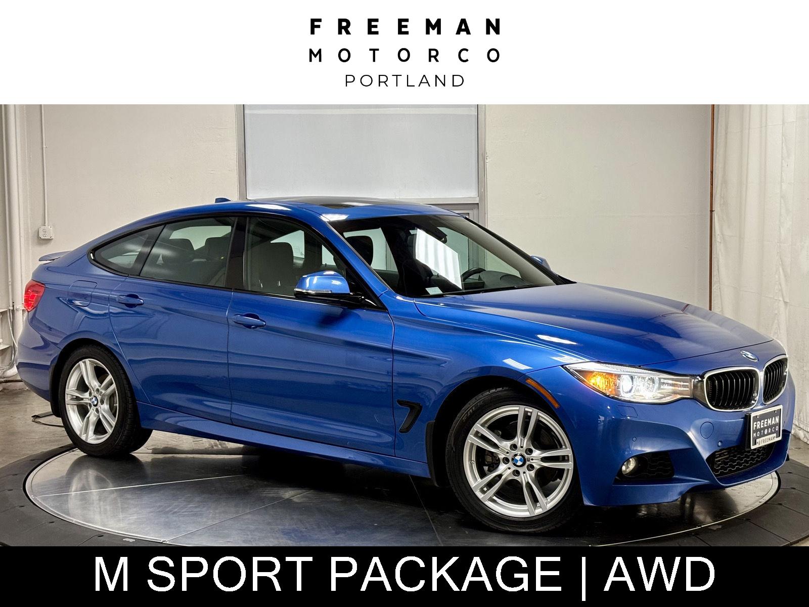 Estoril Blue Metallic 2015 BMW 3 Series Gran Turismo Wagon All-Wheel Drive Automatic