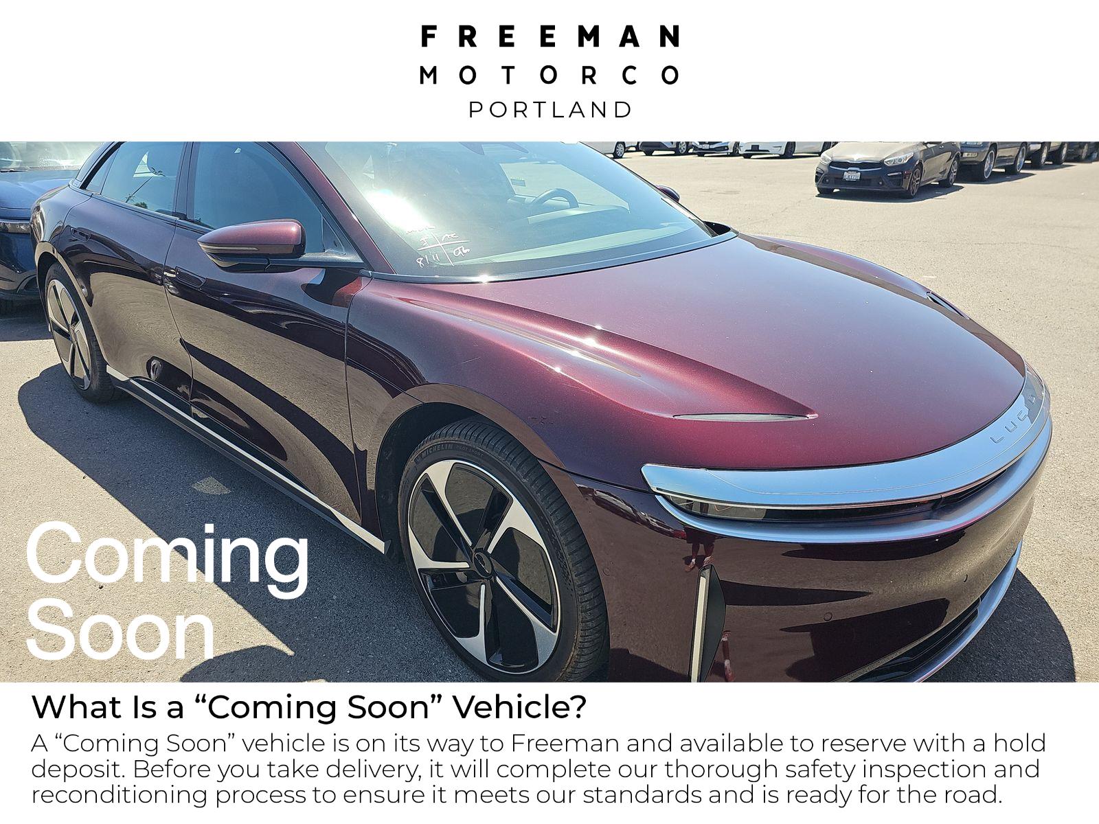 Zenith Red Metallic 2024 Lucid Air Sedan All-Wheel Drive Automatic