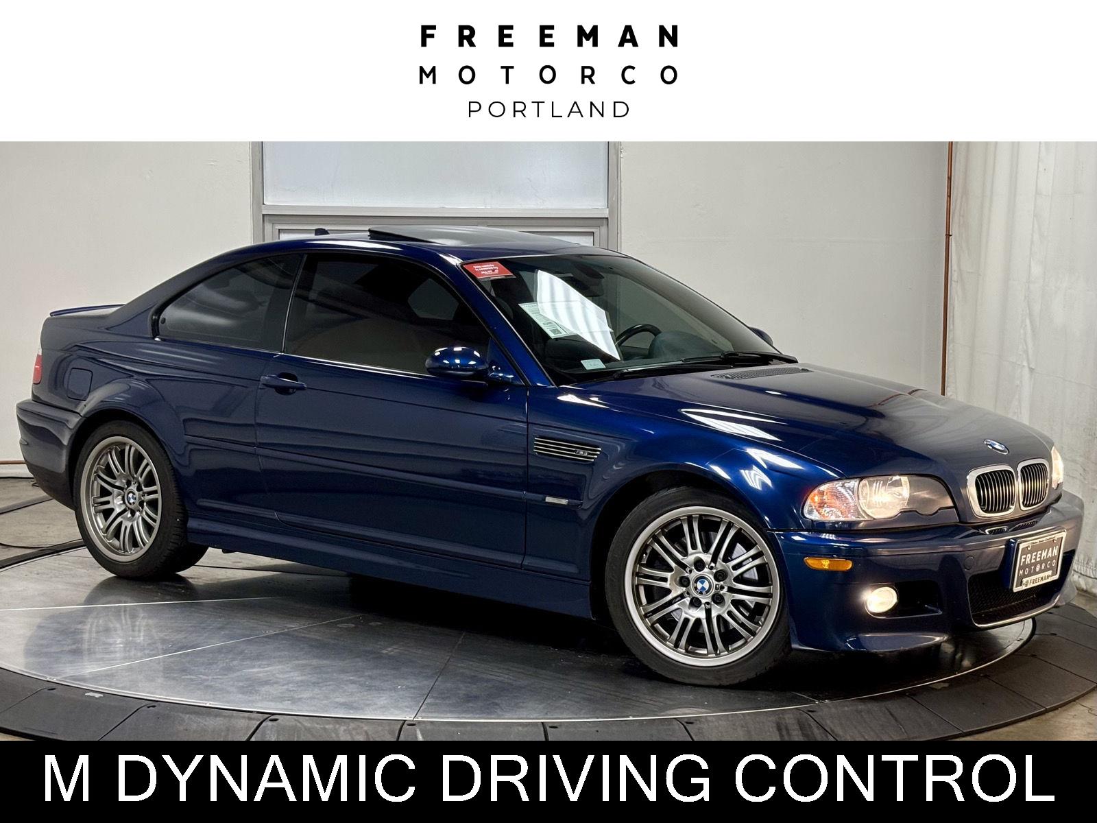 Blue 2004 BMW M3 Coupe Rear-Wheel Drive Automatic