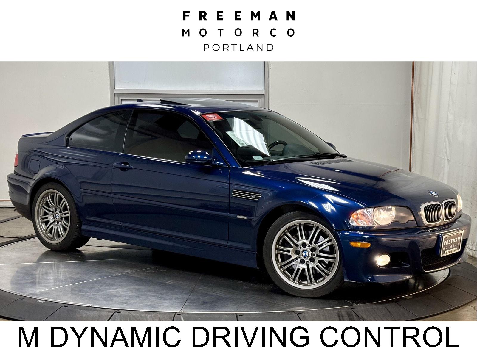 Blue 2004 BMW M3 Coupe Rear-Wheel Drive 6-Speed Manual Overdrive