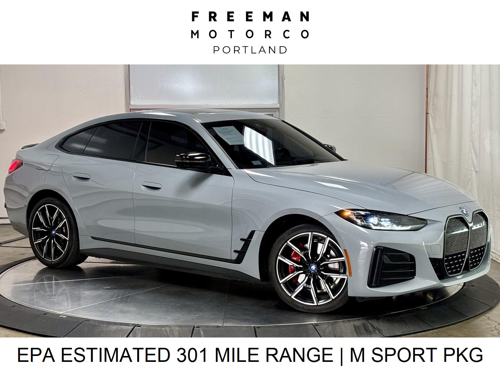 Gray (Brooklyn Grey Metallic) 2023 BMW i4 Sedan Rear-Wheel Drive Automatic