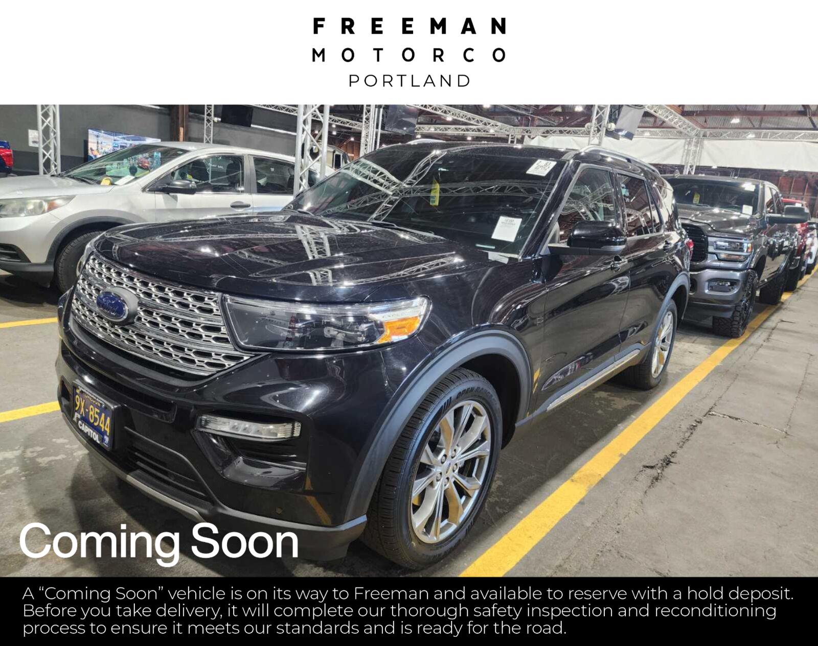Agate Black 2021 Ford Explorer SUV / Crossover All-Wheel Drive Automatic