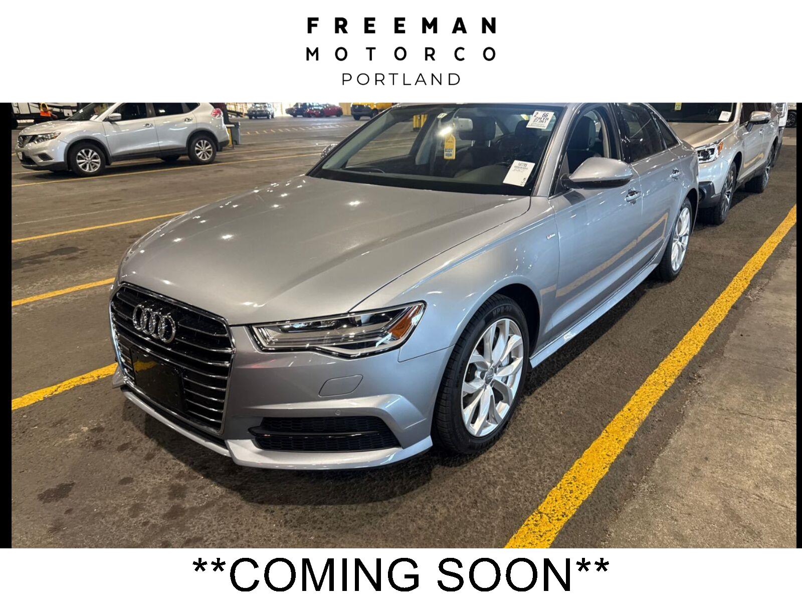 Tornado Gray Metallic 2018 Audi A6 Sedan All-Wheel Drive Automatic
