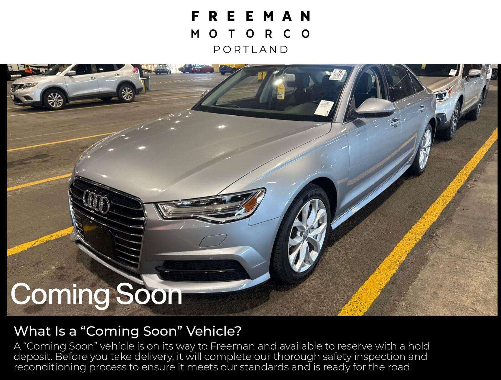 Tornado Gray Metallic 2018 Audi A6 Sedan All-Wheel Drive Automatic