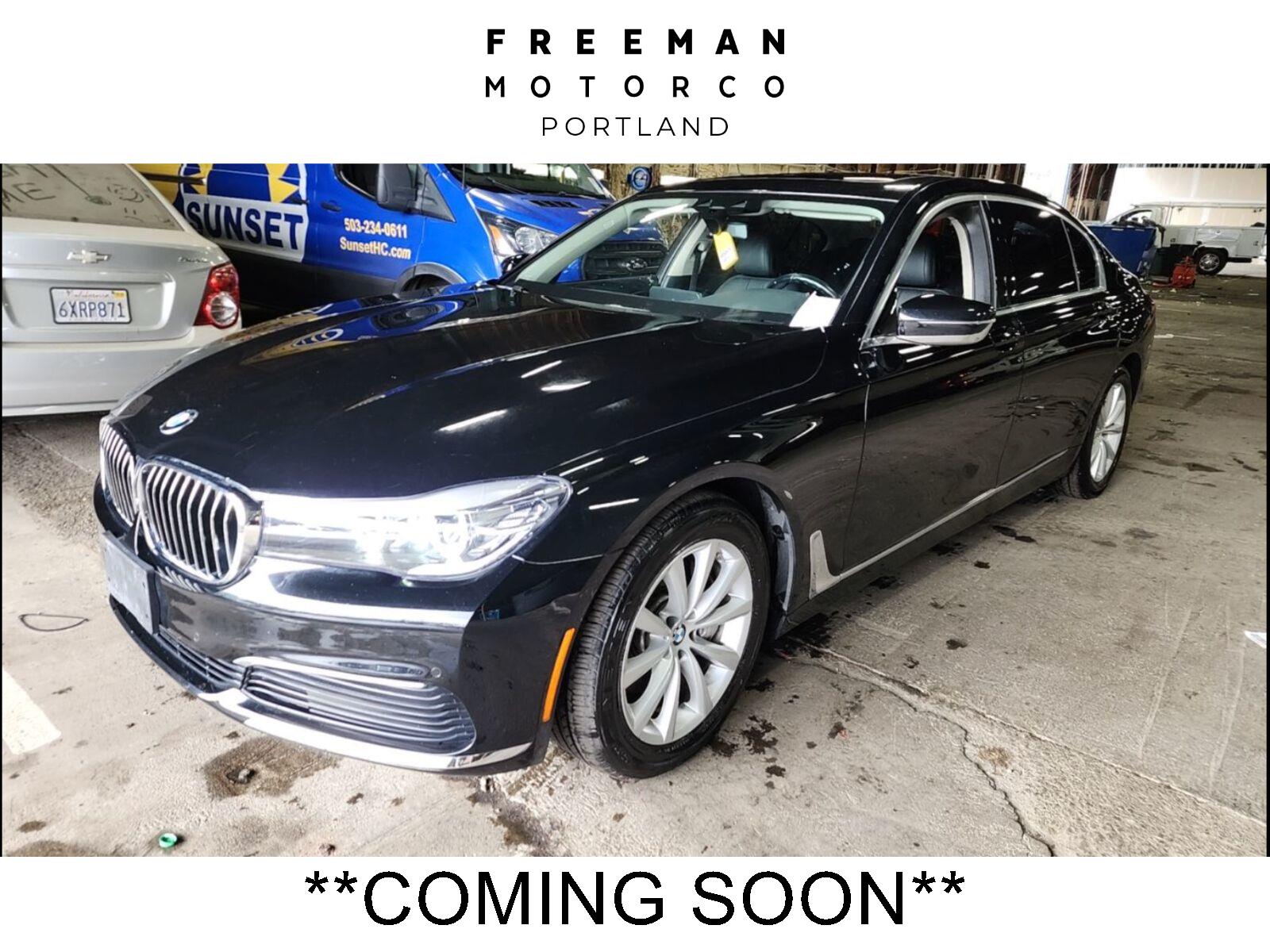 Jet Black 2019 BMW 7 Series Sedan Rear-Wheel Drive Automatic