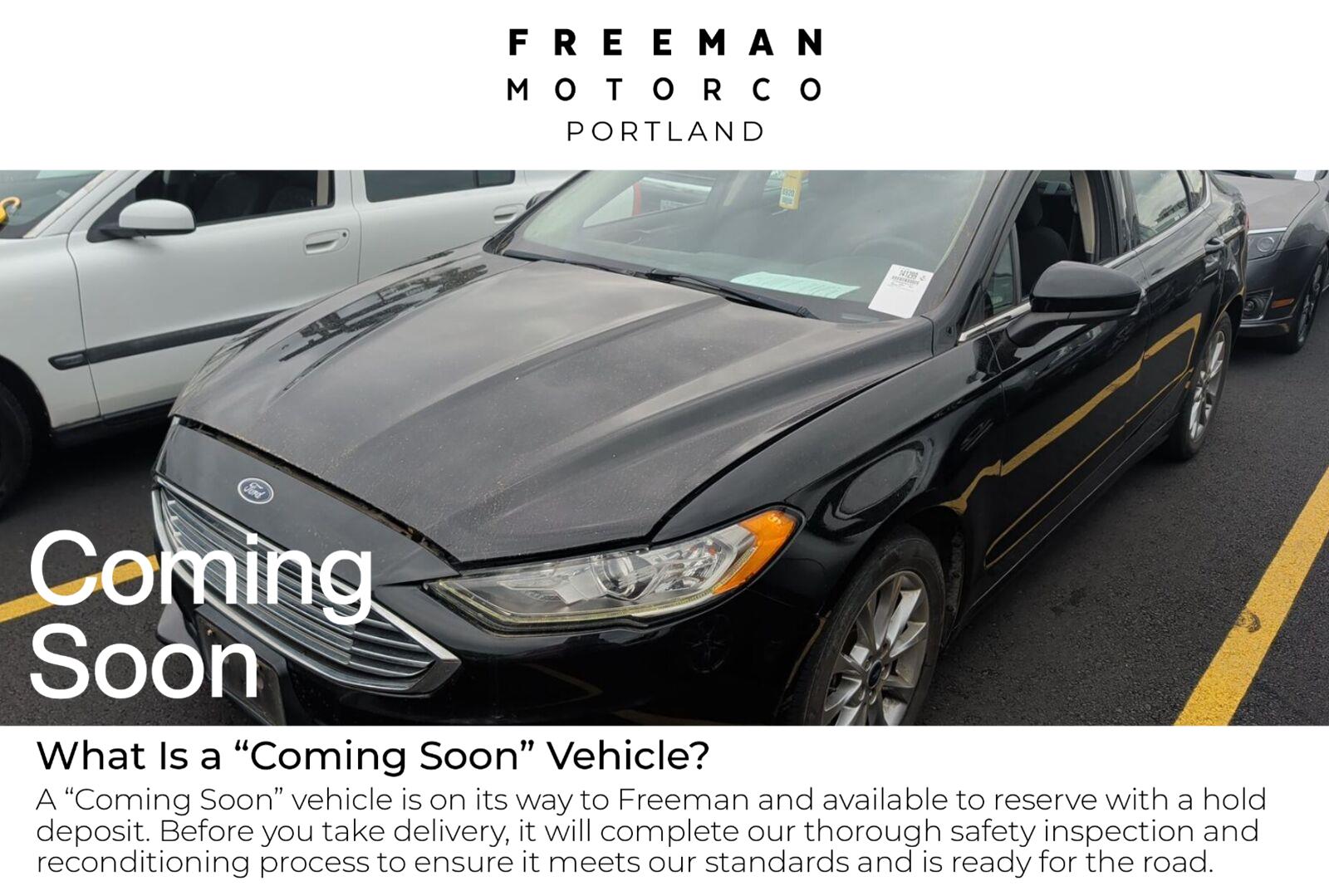 Shadow Black 2017 Ford Fusion Sedan Front-Wheel Drive 6-Speed Automatic