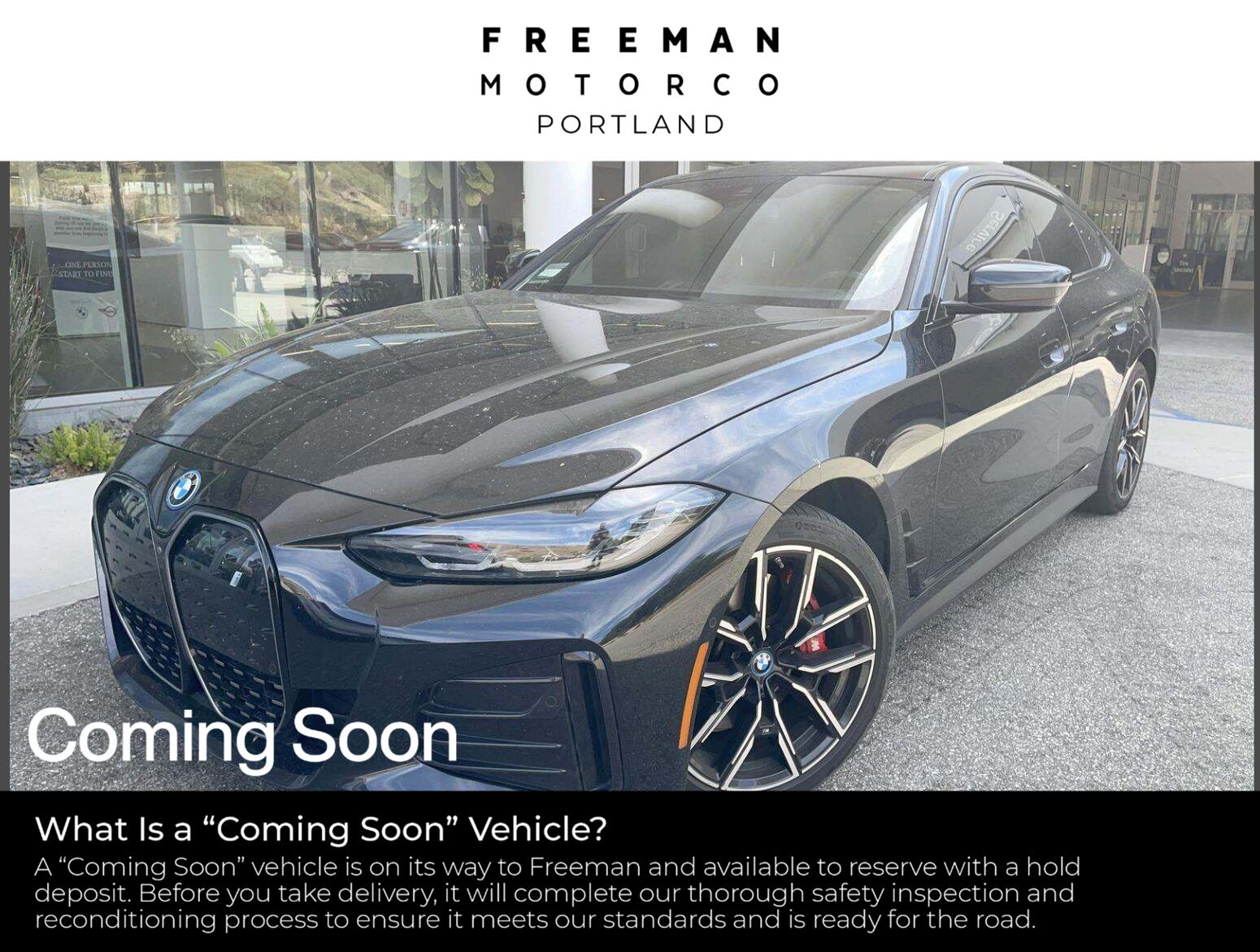 Black Sapphire Metallic 2024 BMW i4 Sedan Rear-Wheel Drive Automatic