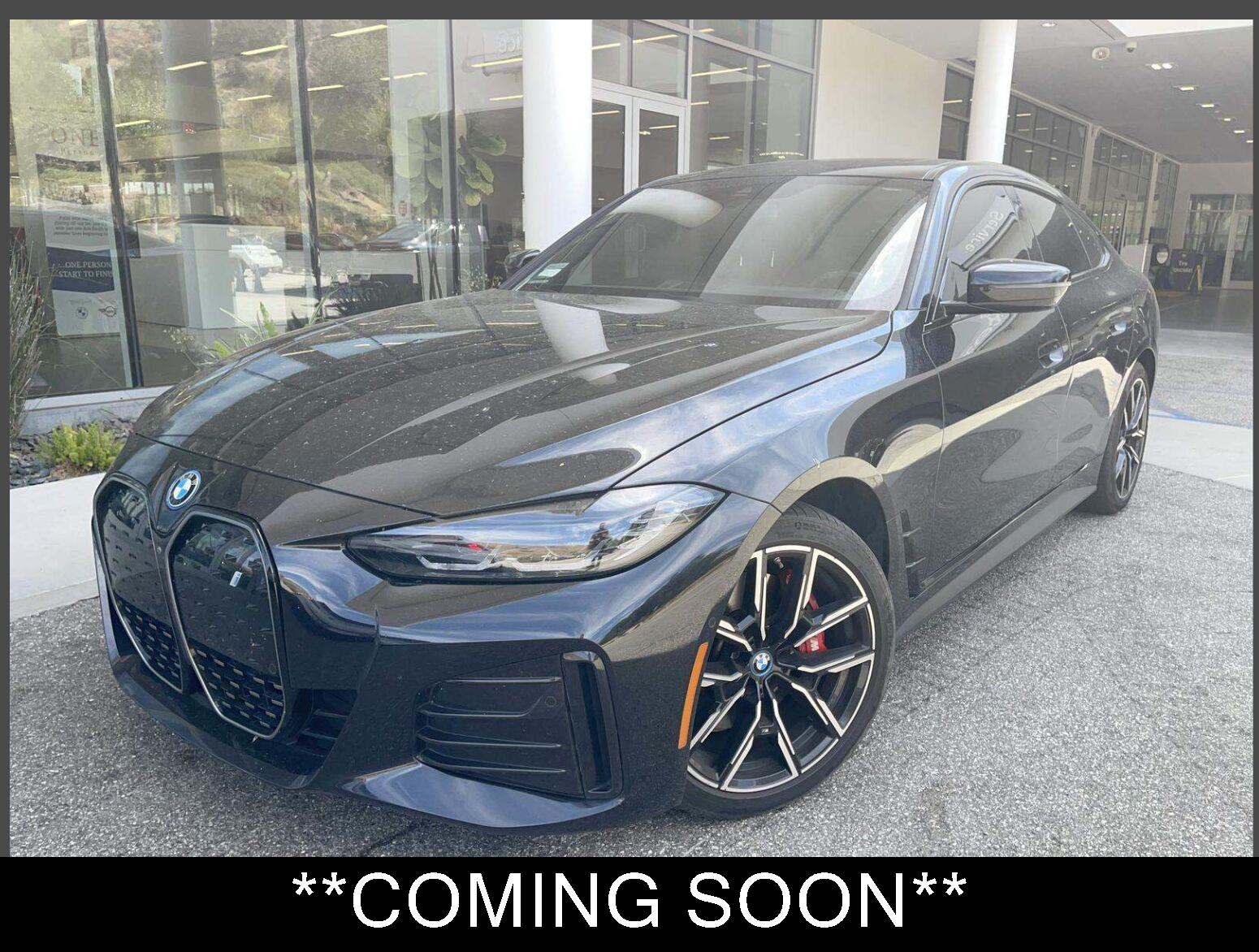 Black Sapphire Metallic 2024 BMW i4 Sedan Rear-Wheel Drive Automatic