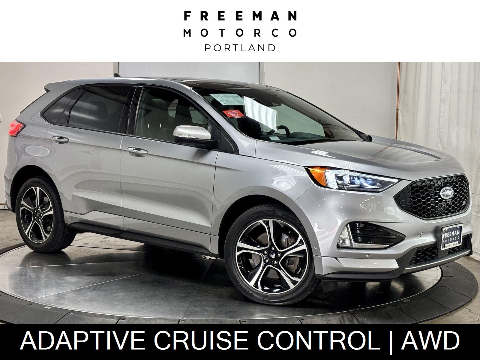 Iconic Silver 2022 Ford Edge SUV / Crossover All-Wheel Drive 7-Speed Automatic