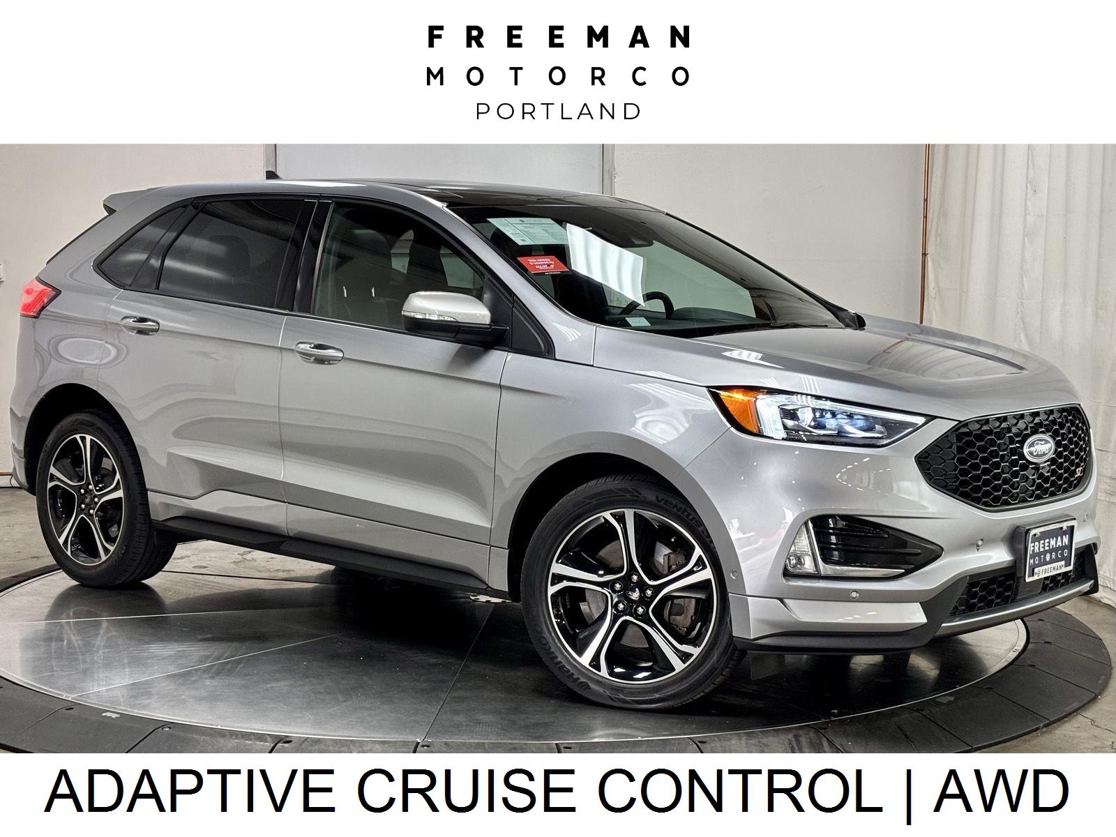 Iconic Silver 2022 Ford Edge SUV / Crossover All-Wheel Drive 7-Speed Automatic