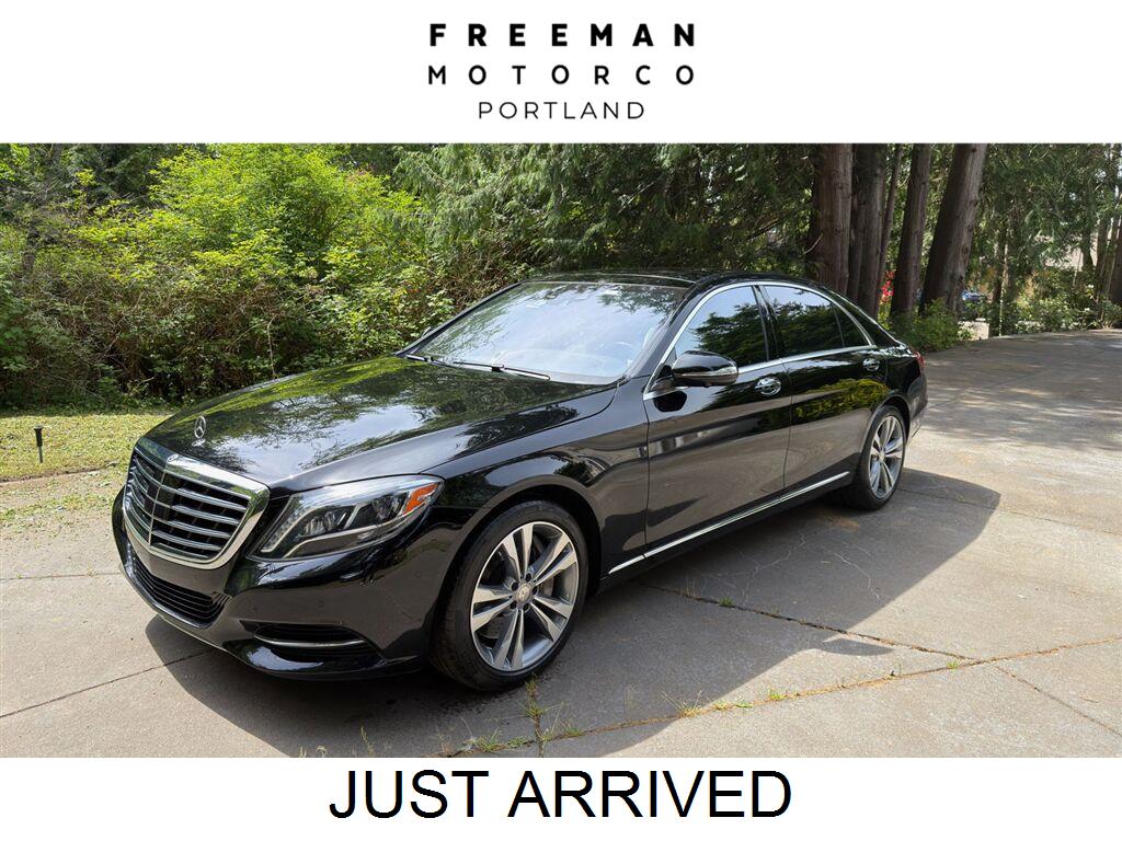 Black 2017 Mercedes-Benz S-Class Sedan Rear-Wheel Drive Automatic
