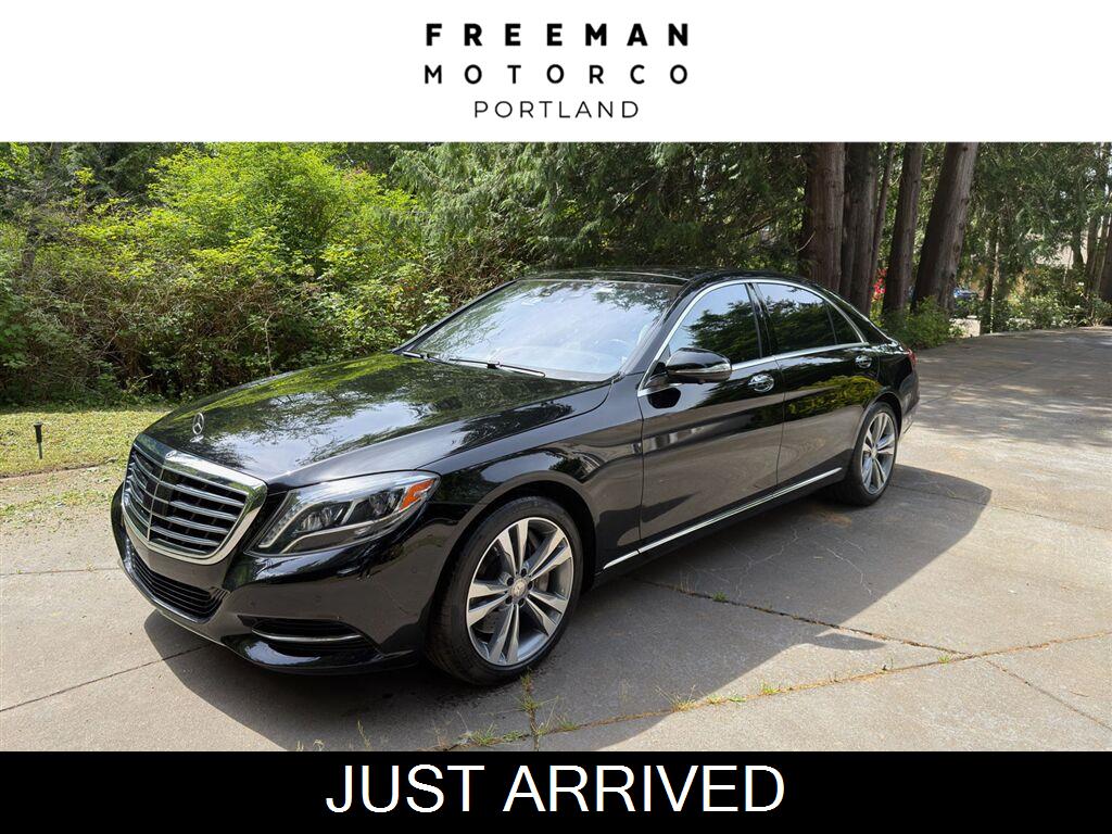 Black 2017 Mercedes-Benz S-Class Sedan Rear-Wheel Drive Automatic