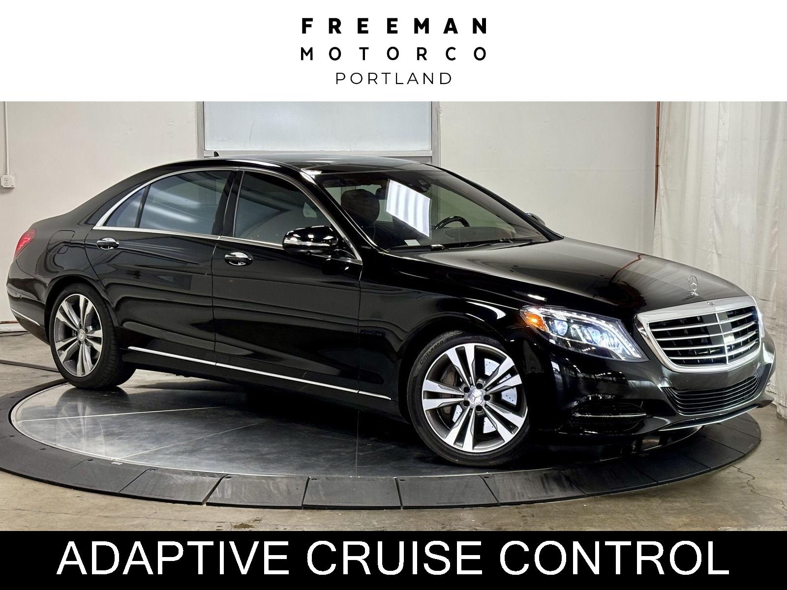Black 2017 Mercedes-Benz S-Class Sedan Rear-Wheel Drive Automatic