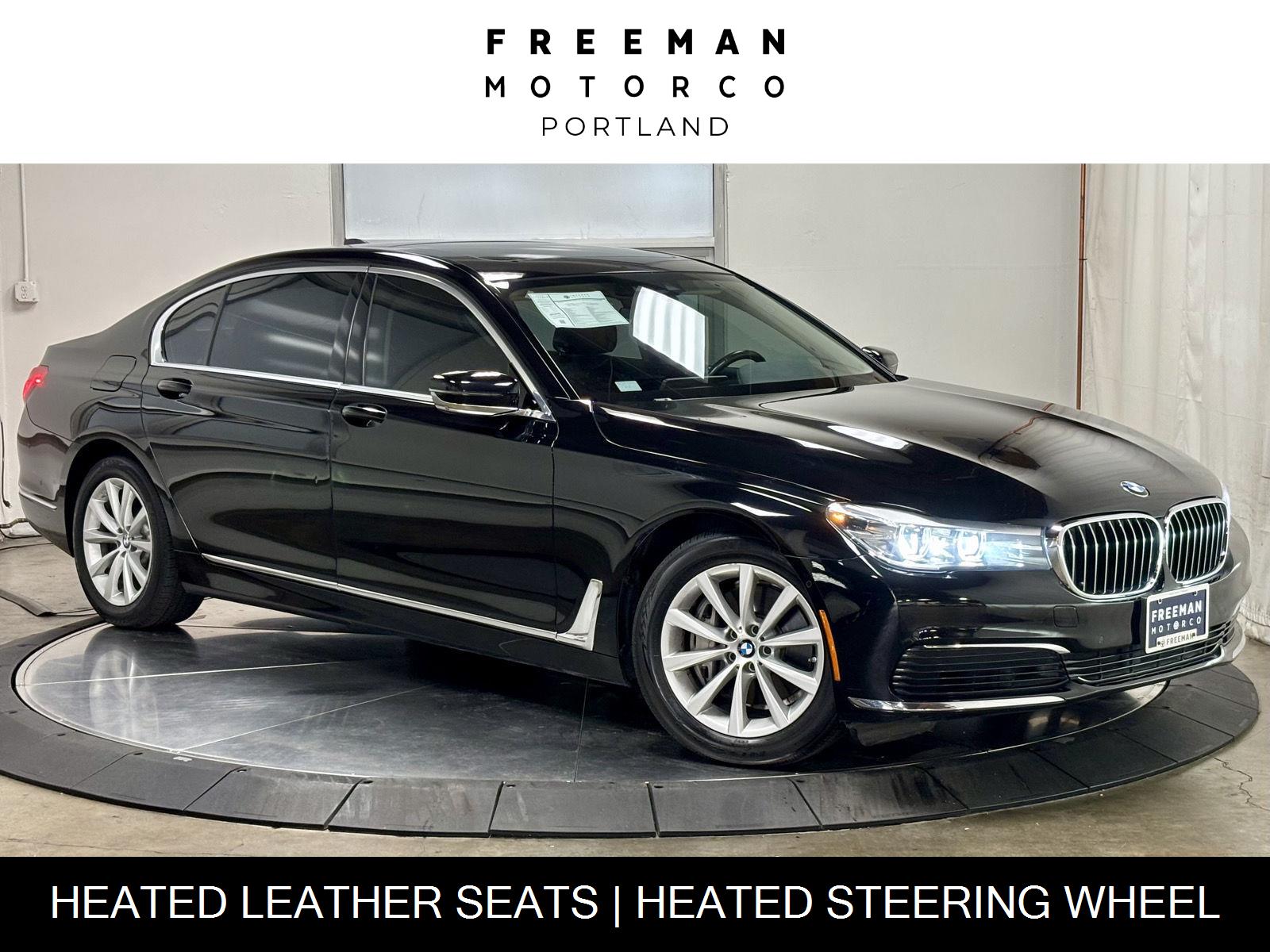 Jet Black 2019 BMW 7 Series Sedan Rear-Wheel Drive Automatic
