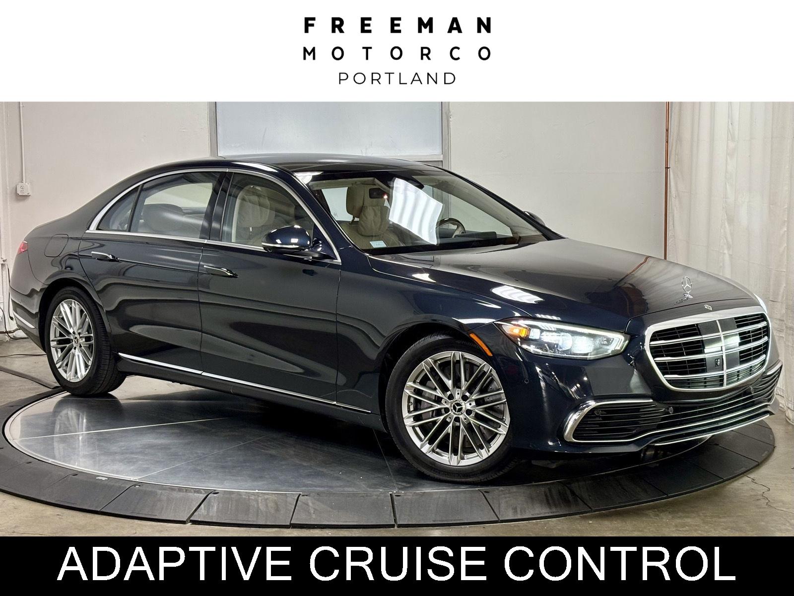 Anthracite Blue Metallic 2021 Mercedes-Benz S-Class Sedan All-Wheel Drive Automatic