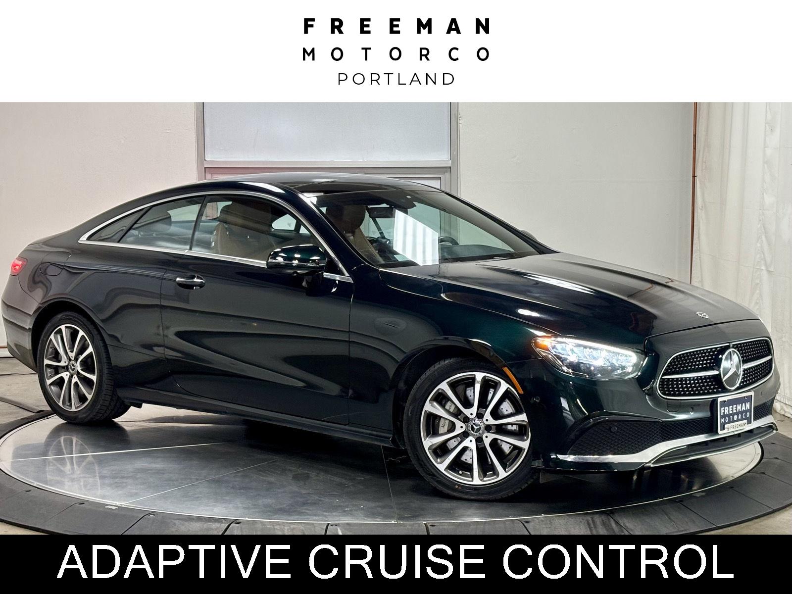 Emerald Green Metallic 2021 Mercedes-Benz E-Class Coupe Rear-Wheel Drive Automatic