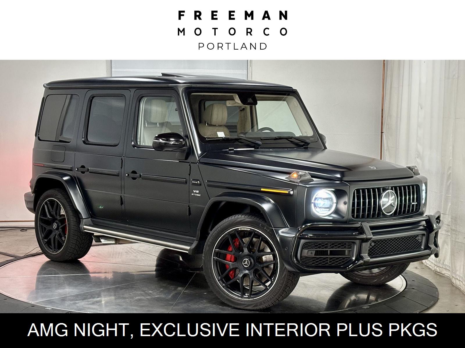 Black 2020 Mercedes-Benz G-Class SUV / Crossover All-Wheel Drive Automatic