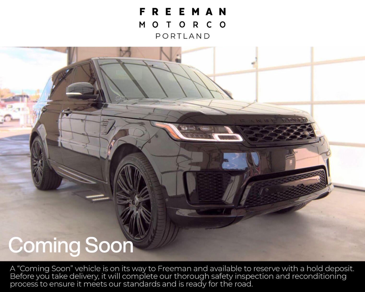 Santorini Black Metallic 2022 Land Rover Range Rover Sport SUV / Crossover All-Wheel Drive Automatic