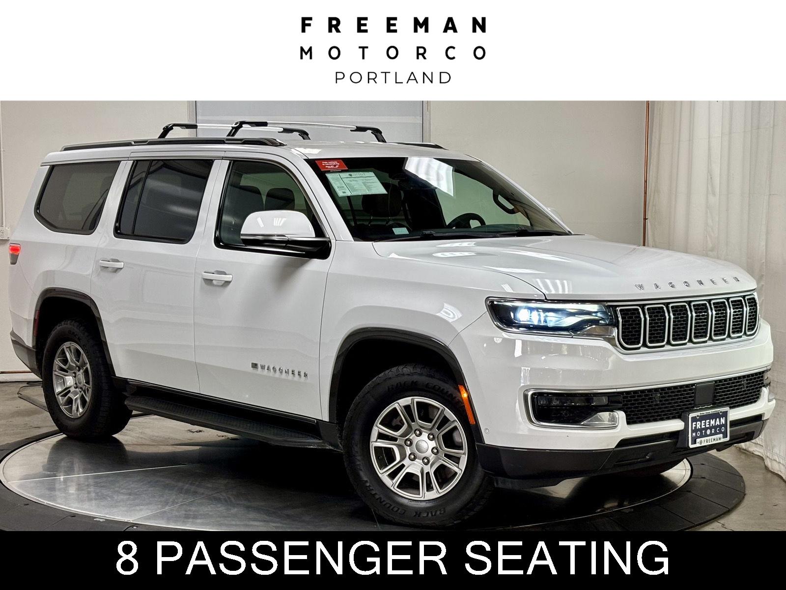 Bright White Clearcoat 2022 Jeep Wagoneer SUV / Crossover Four-Wheel Drive 8-Speed Automatic