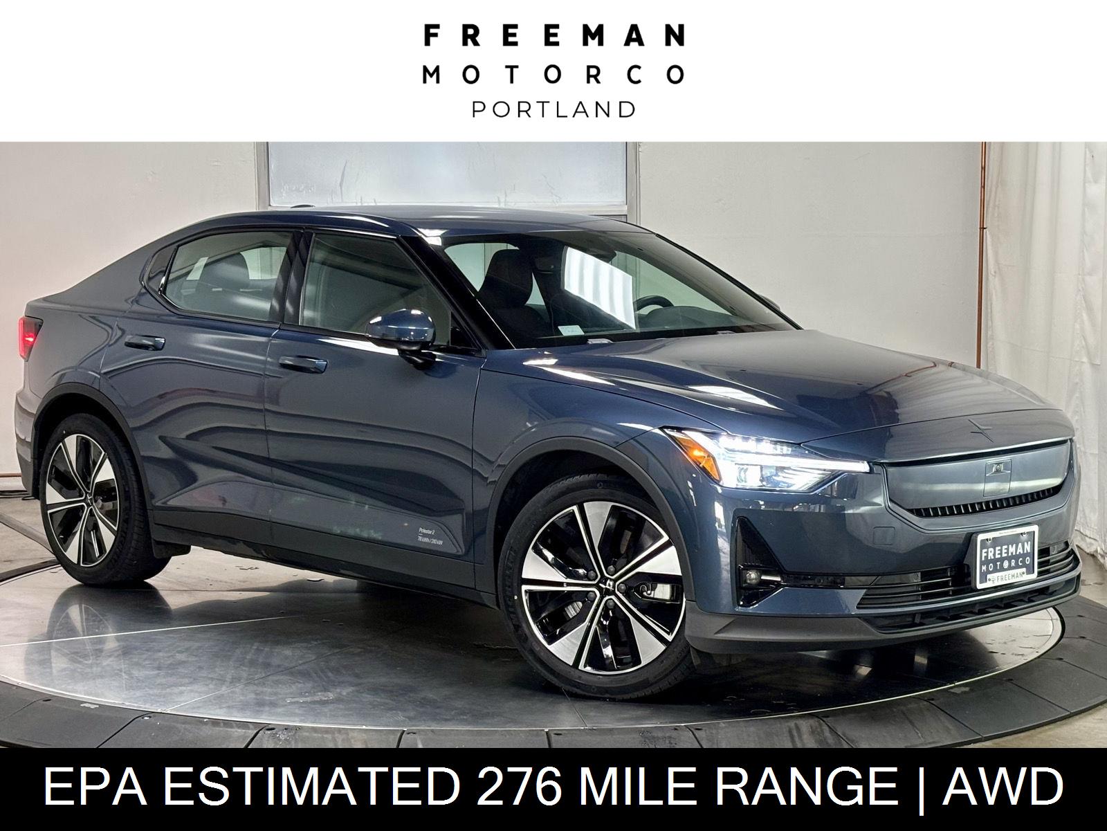 Midnight Metallic 2024 Polestar 2 Sedan All-Wheel Drive Automatic
