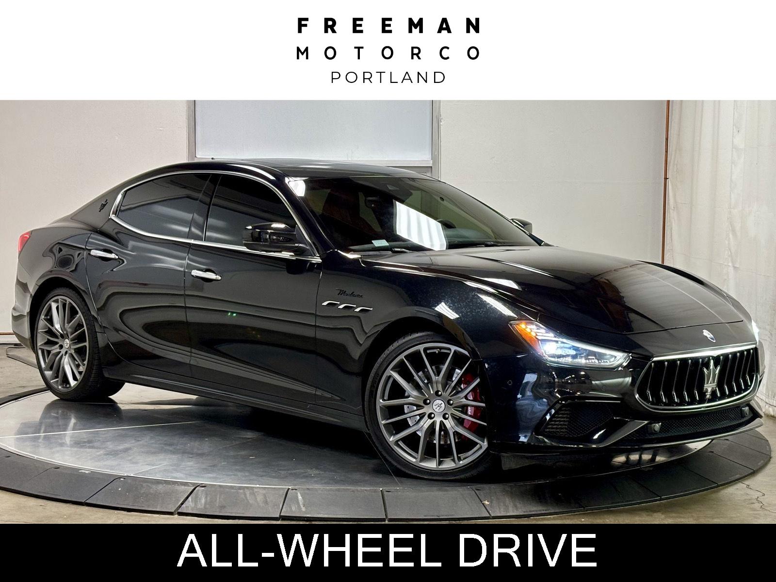 Nero Ribelle Metallic 2022 Maserati Ghibli Sedan All-Wheel Drive Automatic